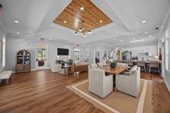 A spacious living room